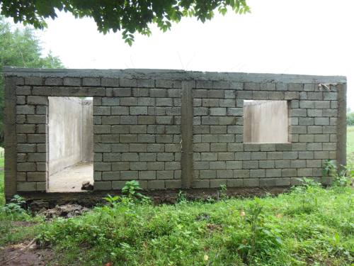 The Otona School Library that Zeleka is building.